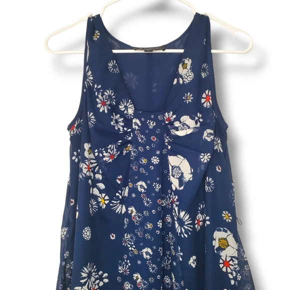 Jason Wu for Target Daisy Floral Navy Sleeveless Shift Above Knee Dress Sz S - Picture 6 of 12